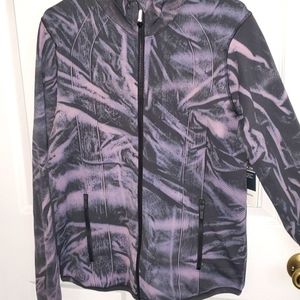 Lululemon Ebb to Street Define Jacket Stone/Graphite Wash Size 12 NWOT